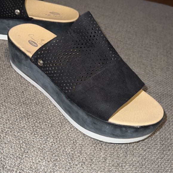 Dr. Scholl’s Original Collection slides slip on shoes sandals platform - Picture 4 of 7